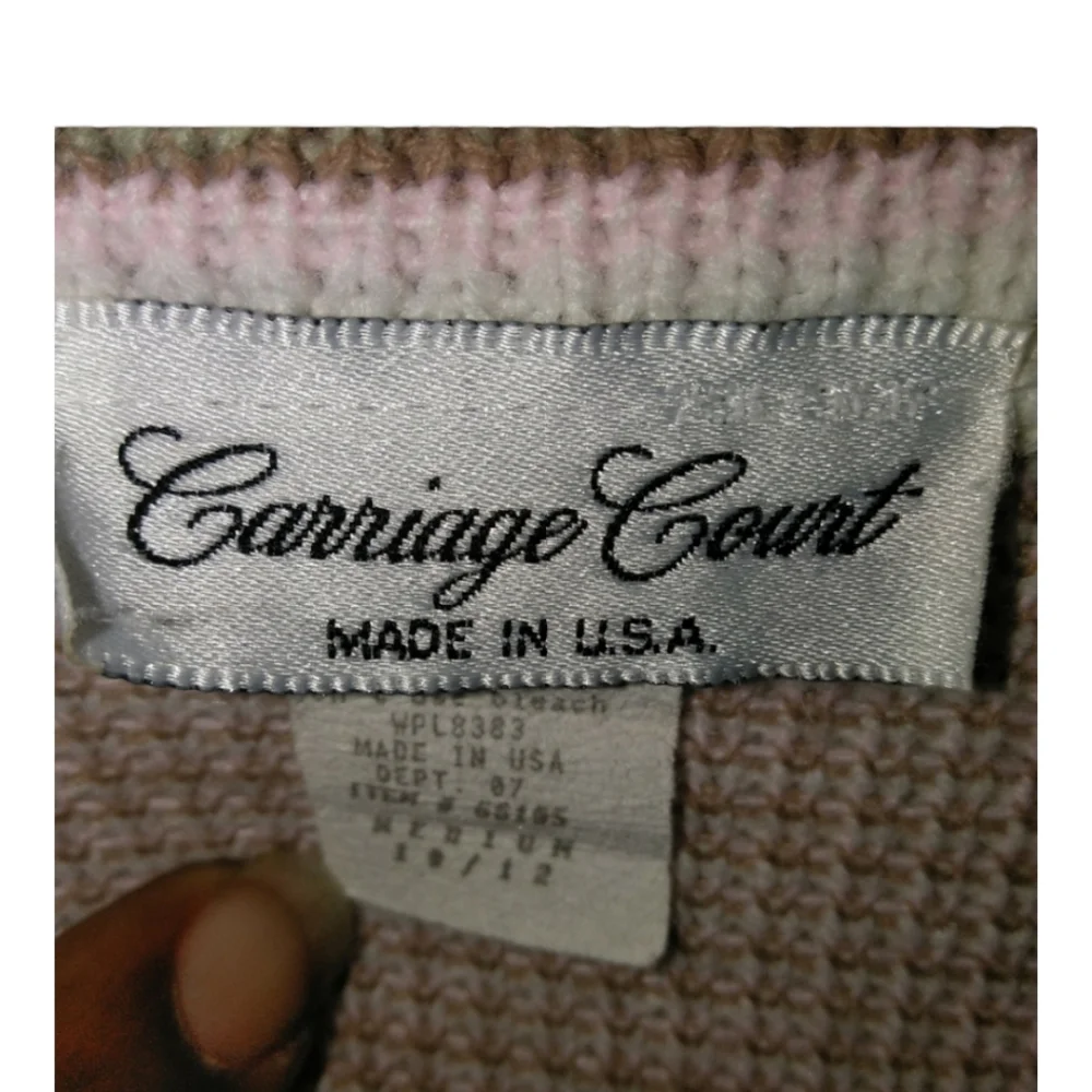 Vintage Carriage Court Rose Cardigan